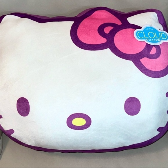 HELLO KITTY Ultra Soft Large Travel Pillow - Picture 1 of 5